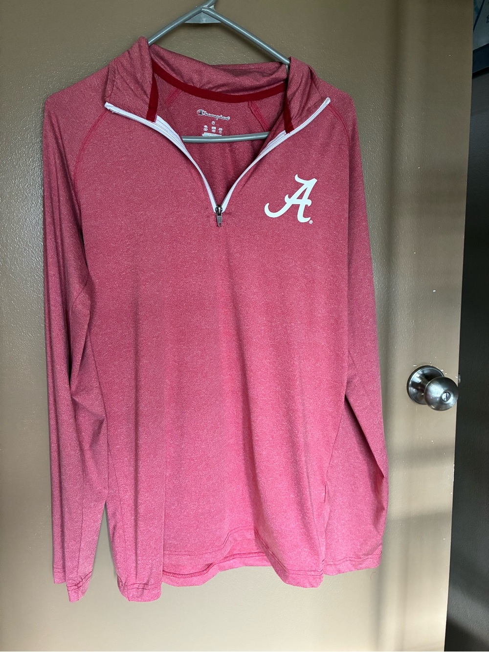 Champion Alabama Crimson Tide Quarter Zip Pullover Size Small